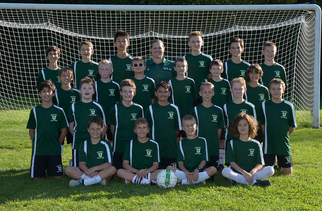middle school boys soccer team