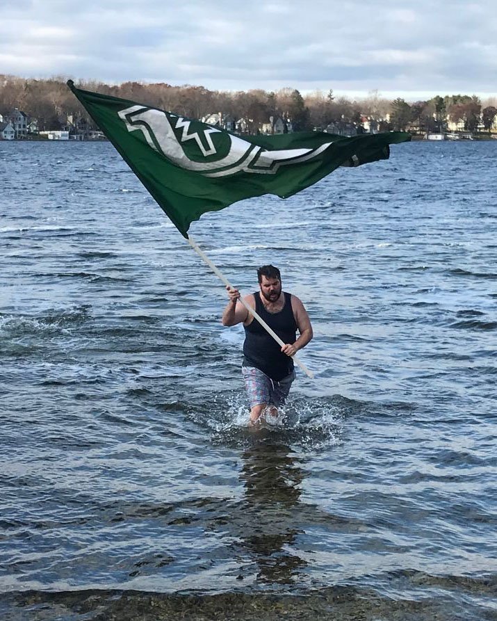 Polar Bear Plunging for #GivingTuesday