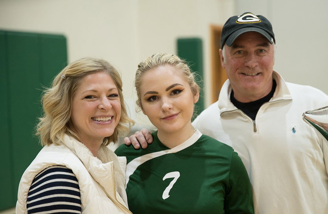 athlete student and parents